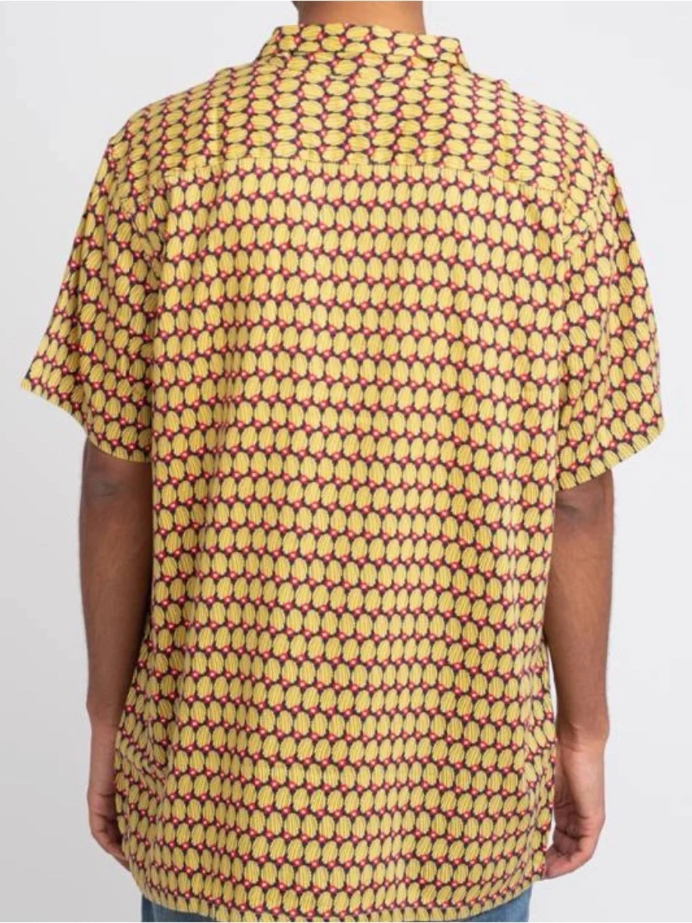 Levi's Cubano Shirt Cactus Print Button Down Short Sleeve Size Large